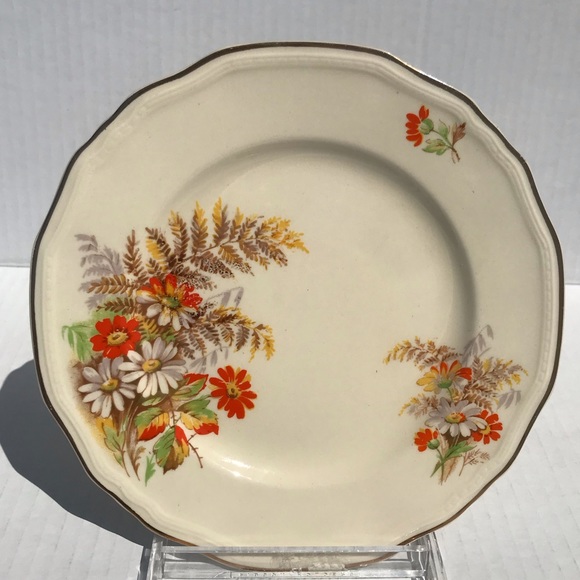 Set Of 8 Alfred Meakin ‘Ferndale’’ 4 Saucers & 4 Dessert/Bread/Pie Plate… - Picture 3 of 11